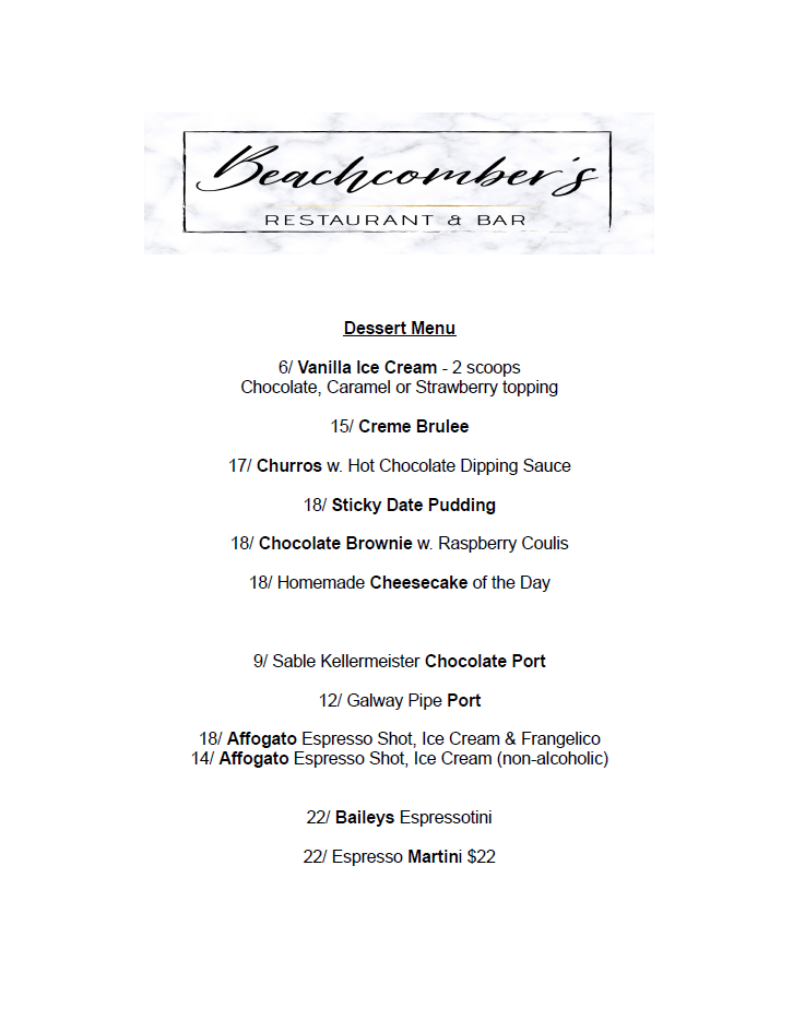 Menu Page 2